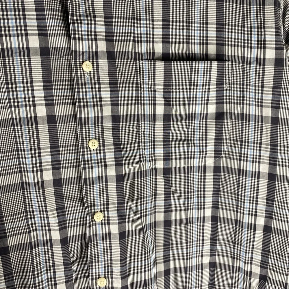 PETER MILLAR plaid button down shirt XL
